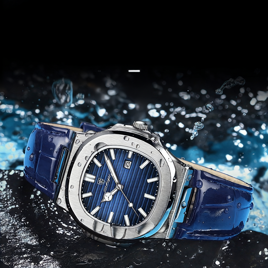 The new ultra-thin men's watch is waterproof