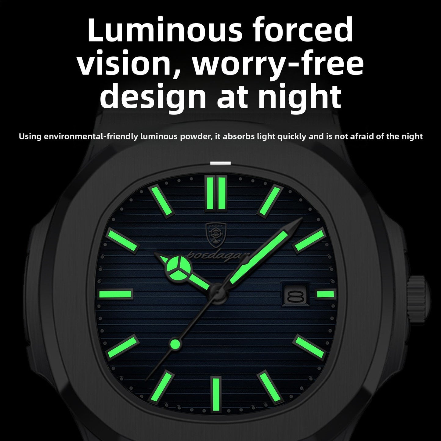 The new ultra-thin men's watch is waterproof
